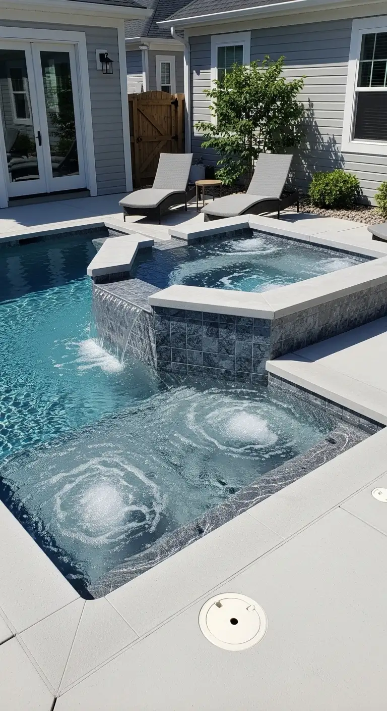 17 Small Backyard Pool Ideas for a Refreshing Escape 20 Create a Pool and Spa Combination
