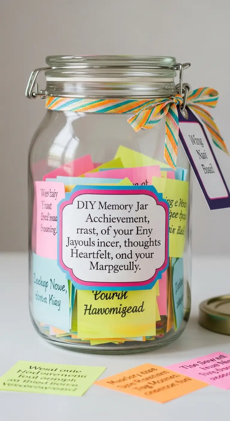 13 Nostalgic DIY Projects to Add Vintage Charm 11 DIY Memory Jar