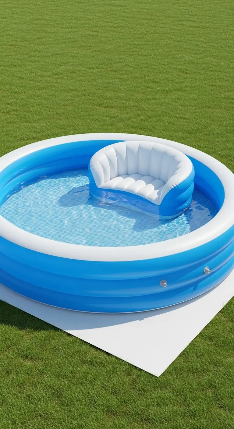 13 Inflatable Pool with Seating for Ultimate Comfort 12 Elevated Inflatable Pool with Seating for Better Drainage