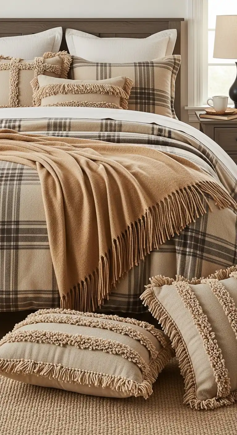 13 Western Bedding Ideas for a Cozy Cabin Feel 13 Fringed Bedding Details