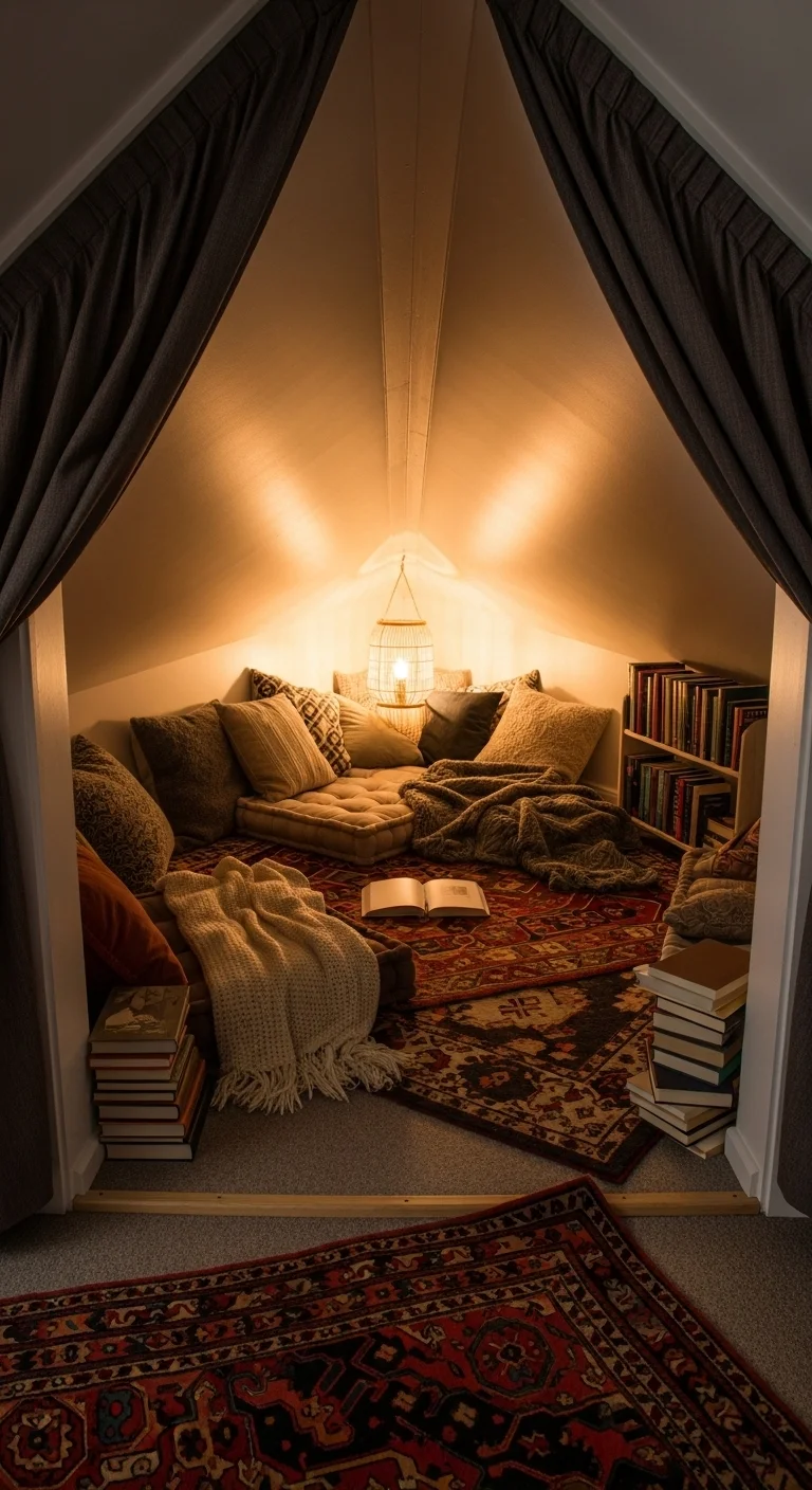 13 Spellbinding Witchy Attic Bedroom Ideas 13 Hidden Reading Nook