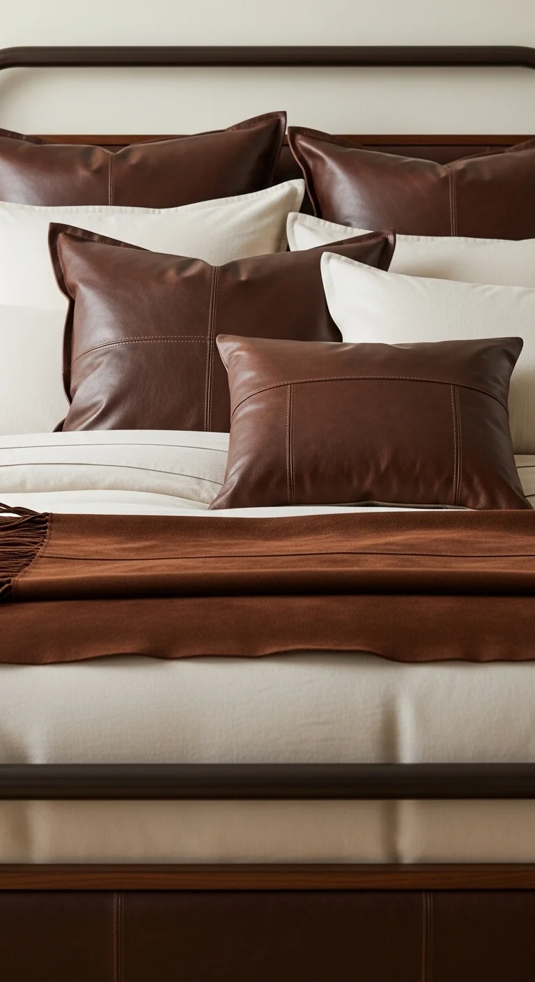 13 Western Bedding Ideas for a Cozy Cabin Feel 12 Leather and Suede Accents
