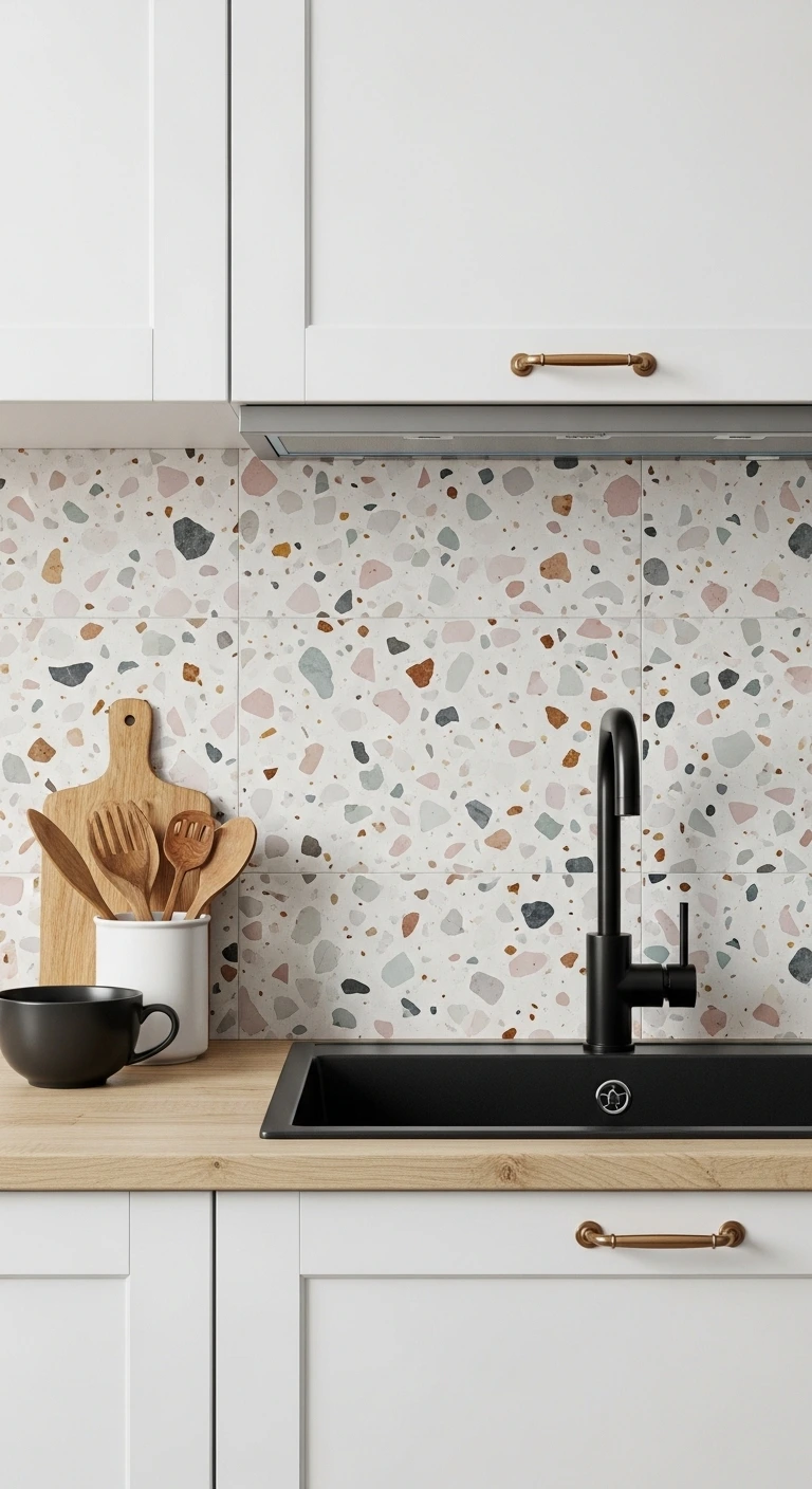 11 Stunning Black and White Kitchen Ideas for a Classic Look 10 Matte Black Backsplash for Modern Elegance
