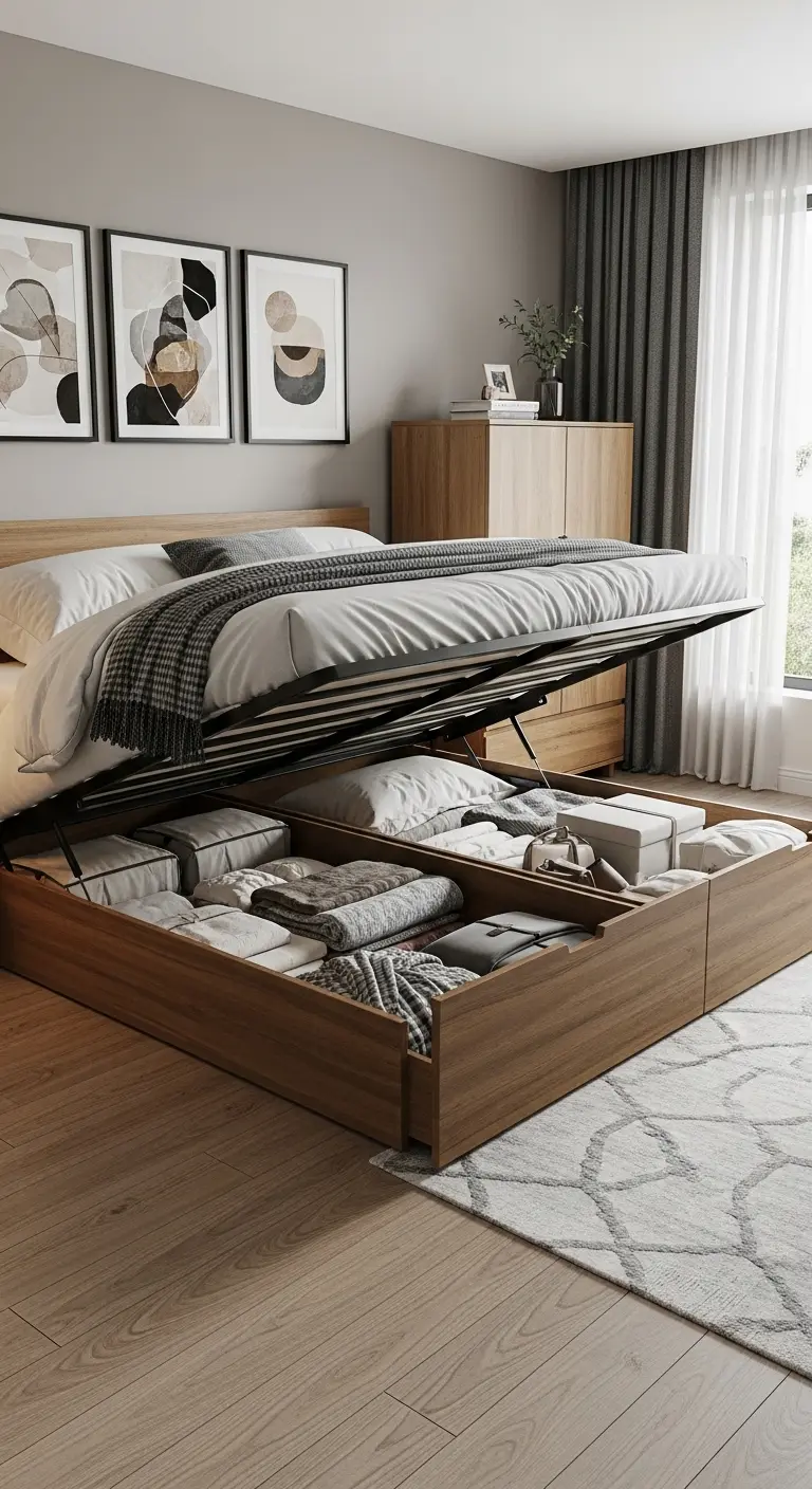 15 Unique Bedroom Furniture Ideas to Elevate Your Space 13 Multi-Functional Storage Beds