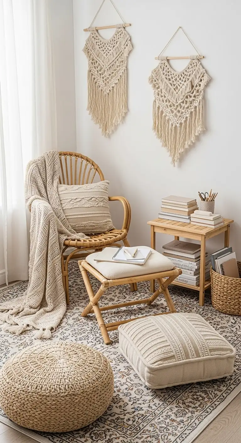13 Cozy Boho Reading Nook Ideas for Book Lovers 13 Multifunctional Cozy Corner
