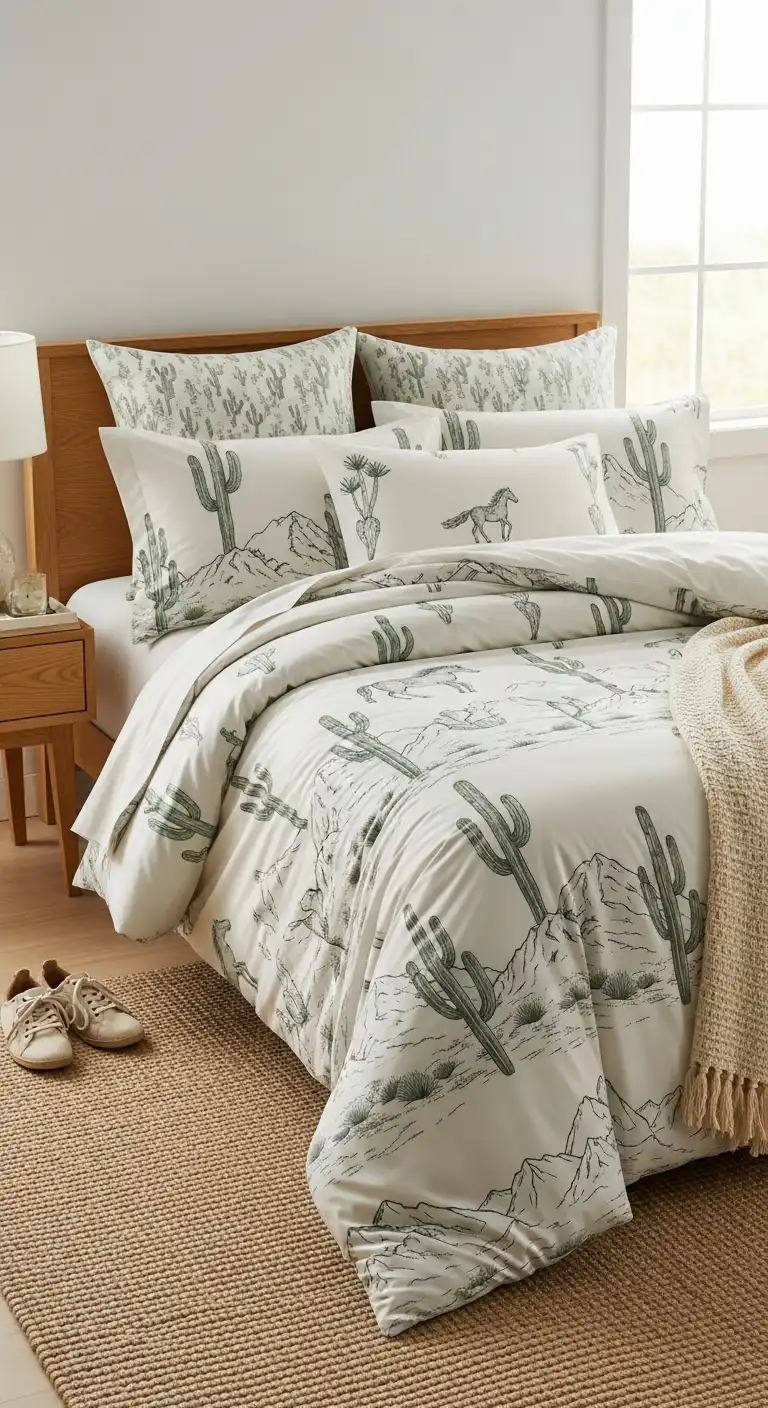 13 Western Bedding Ideas for a Cozy Cabin Feel 10 Nature-Inspired Bedding Prints