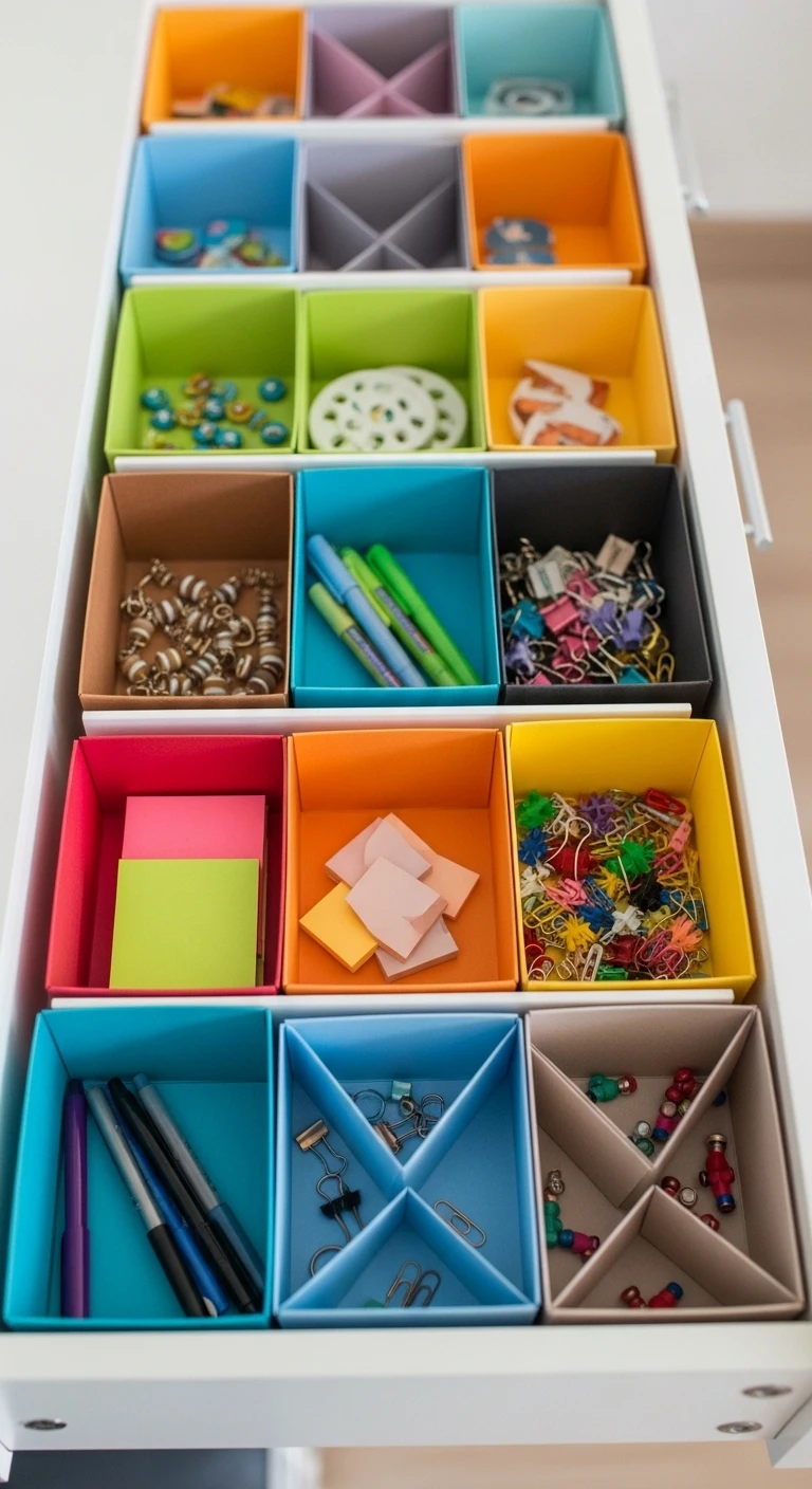 17 Origami Home Decor Ideas for an Artistic Touch 12 Origami Drawer Organizers