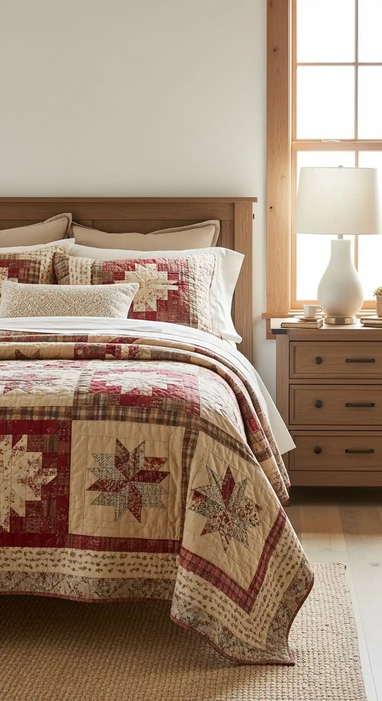 13 Western Bedding Ideas for a Cozy Cabin Feel 11 Vintage Quilt Revival