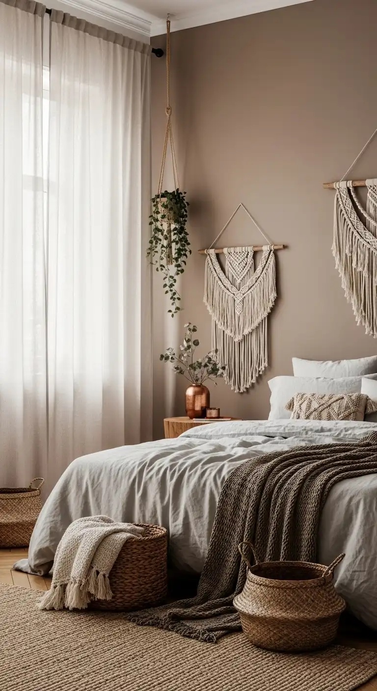 11 Best Boho Bedroom Paint Colors for a Relaxing Space 12 Warm Taupe
