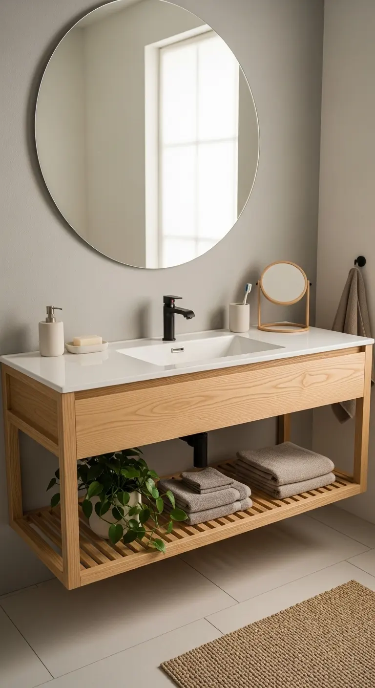 13 Minimalist Japandi Bathroom Vanity Ideas for a Zen Feel 2 Why Japandi Bathroom Vanity Designs Are Worth Exploring