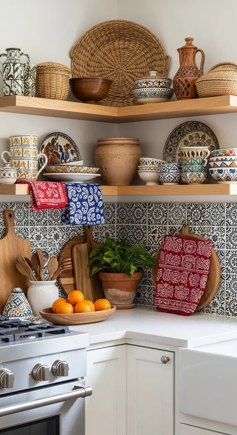 11 Eclectic Kitchen Decor Ideas for a Unique Space 13 Add Global-Inspired Decor Touches to Eclectic Kitchen Decor