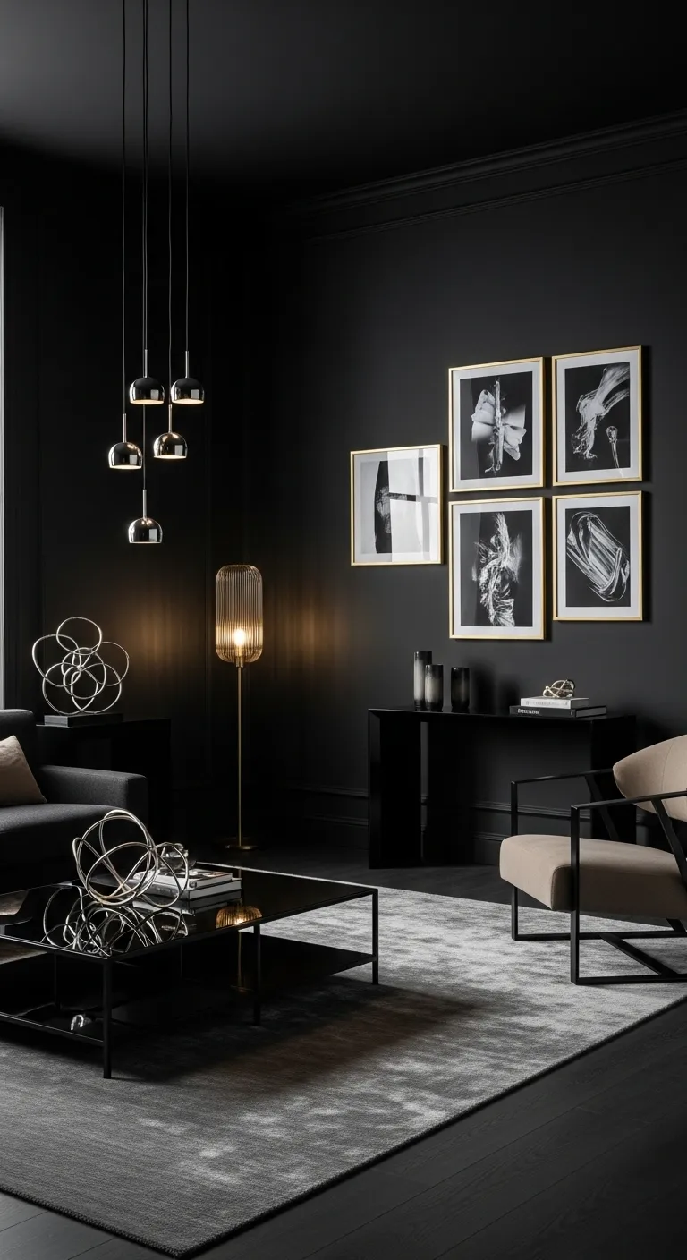 15 Bold and Stylish Black Bedroom Ideas 2 Black Bedroom Ideas
