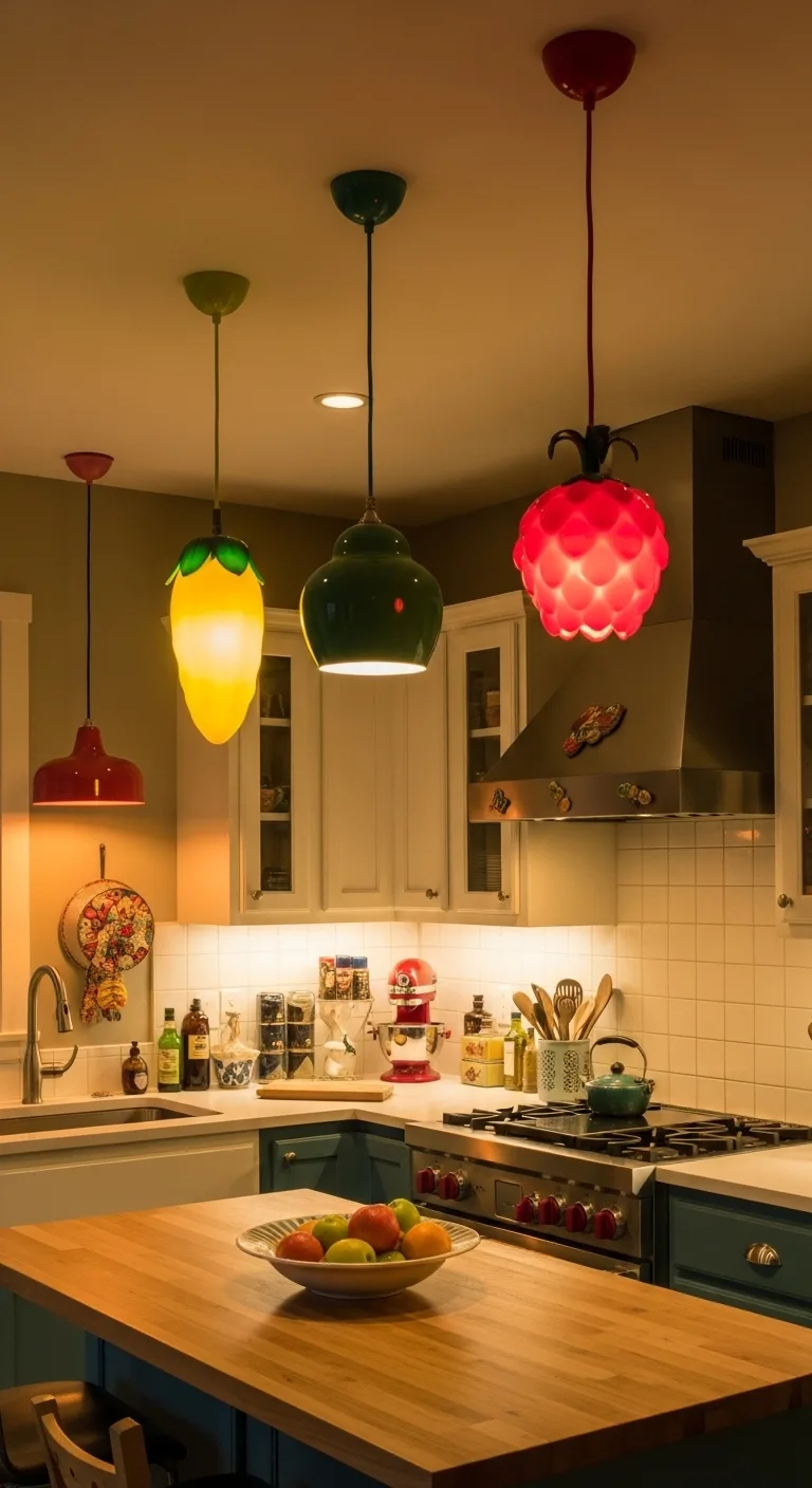 15 Fun and Quirky Kitschy Kitchen Ideas 15 Choose Quirky Lighting to Brighten Your Kitschy Kitchen