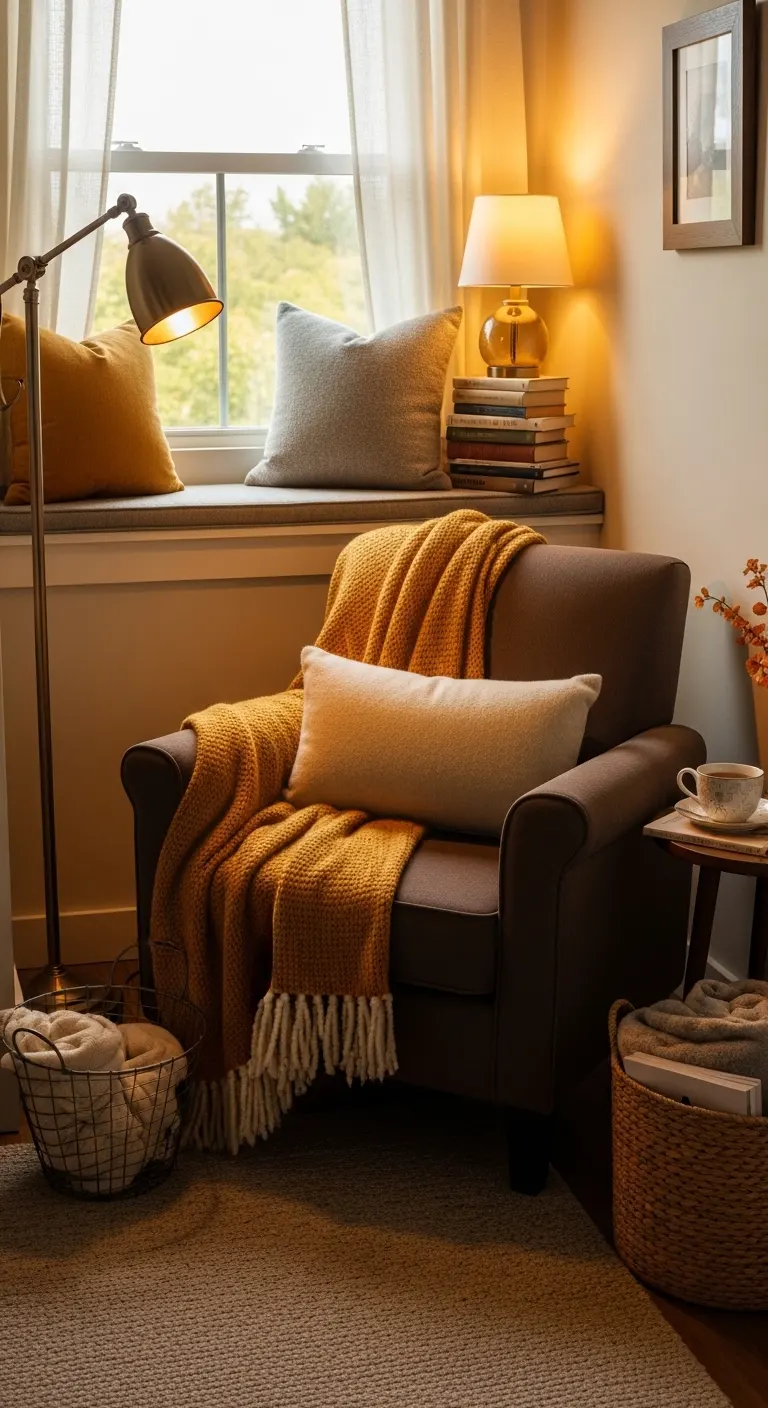 11 Fall Bedroom Ideas for a Warm and Cozy Retreat 12 Cozy Reading Nook