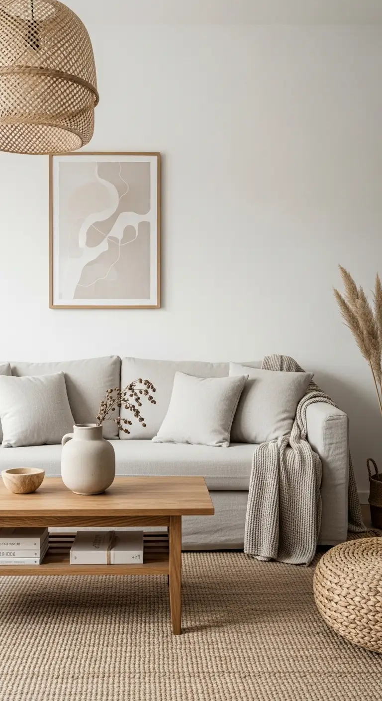 15 Stylish Minimalist Living Room Ideas 17 Incorporate Natural Materials in a Minimalist Living Room
