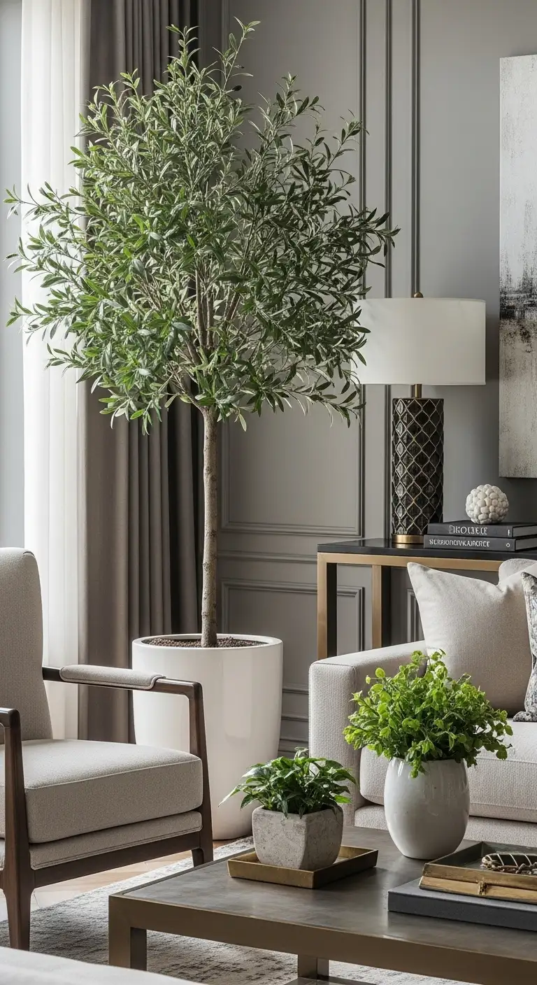 13 Elegant Luxury Living Room Ideas for a High-End Look 14 Indoor Greenery