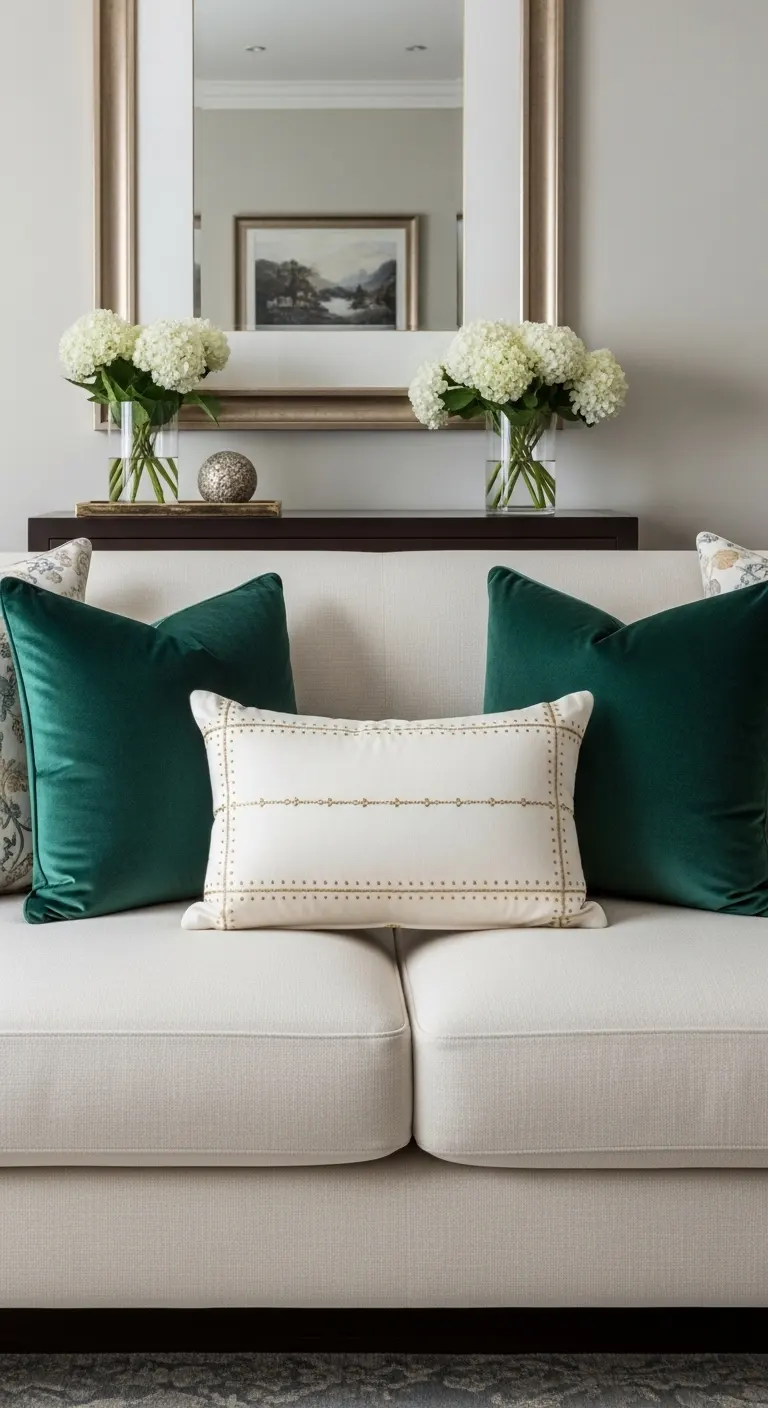 13 Elegant Luxury Living Room Ideas for a High-End Look 12 Luxe Throw Pillows