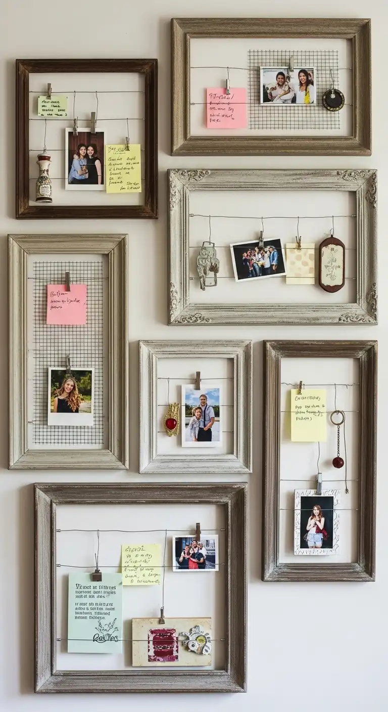 15 Funky Junk Decor Ideas for Upcycled Charm 18 Upcycled Picture Frames for Funky Junk Decor Displays