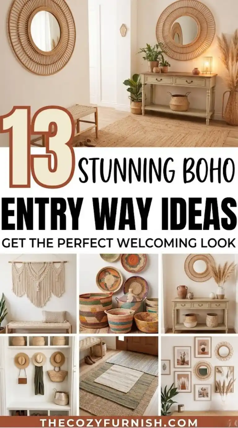13 Boho Entry Way Ideas to Welcome Guests in Style 2 13 Boho Entry Way Ideas