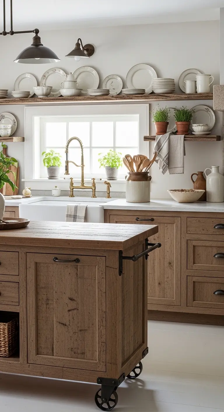 13 Farmhouse Kitchen Ideas for a Cozy and Rustic Feel 3 Farmhouse Kitchen Ideas for a Cozy