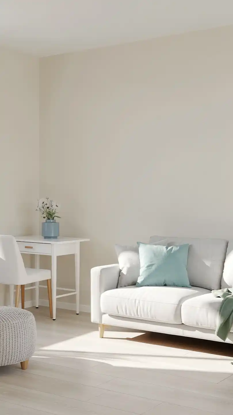 How to Decorate a Small Bedroom for a Bigger Vibe 2 1) Start with a Light Color Foundation