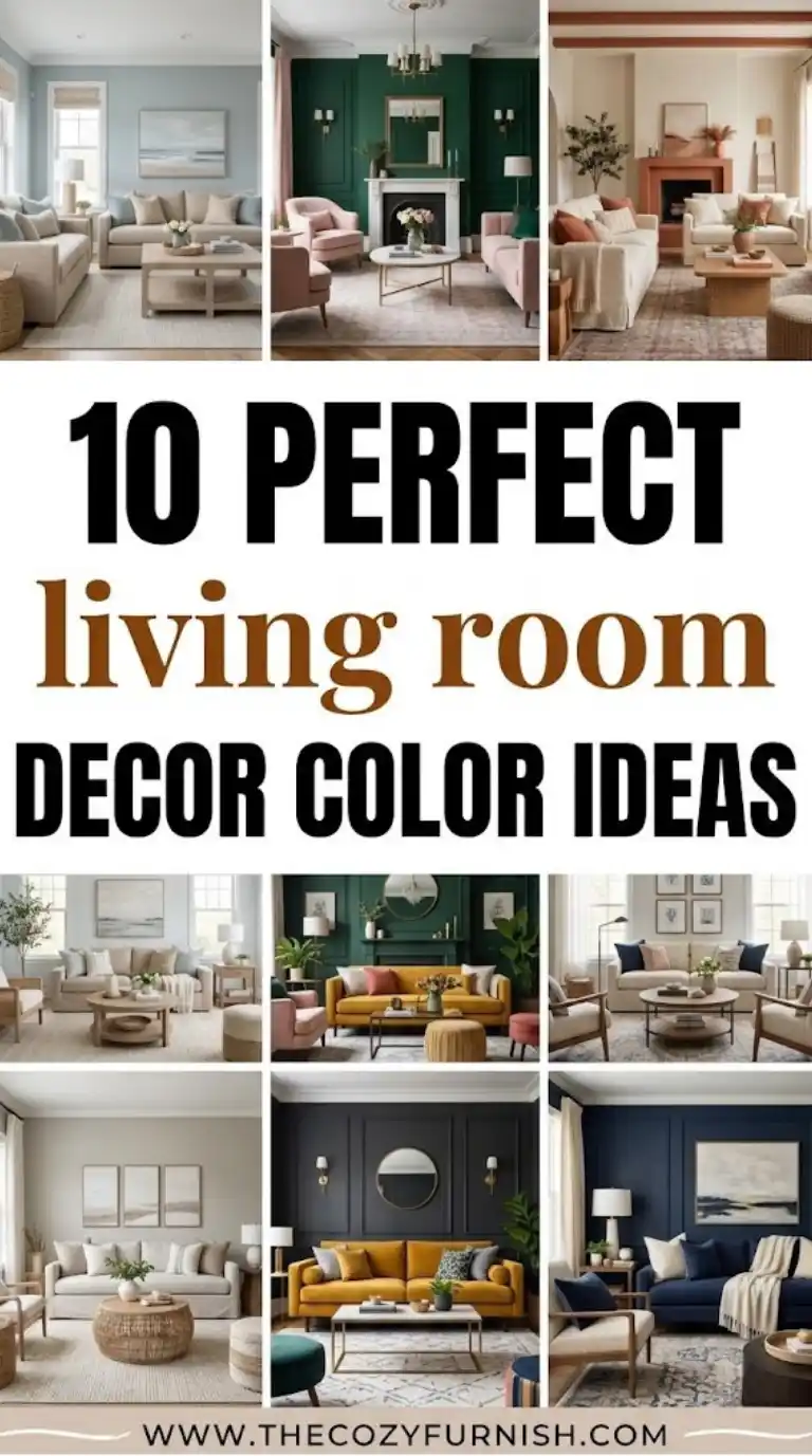 10 Perfect Living Room Decor Color Ideas for Wow-Worthy Spaces 2 10 Perfect Living Room Decor Color Ideas