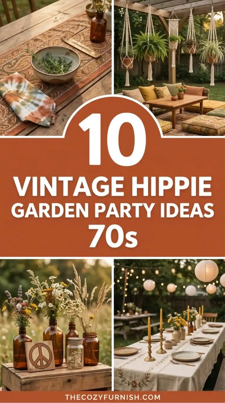 Vintage Hippie Garden Party Ideas 70s: 10 Groovy Outdoor Themes 2 10 Vintage Hippie Garden Party Ideas 70s