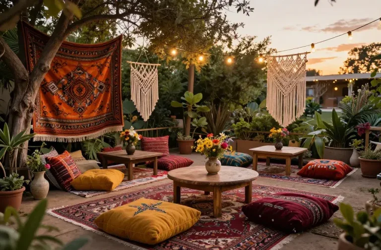 Rustic Hippie Garden Party Ideas Outdoor (1)
