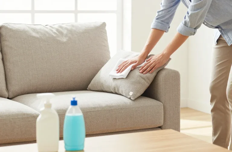 How to Clean a Fabric Couch Without Ruining It