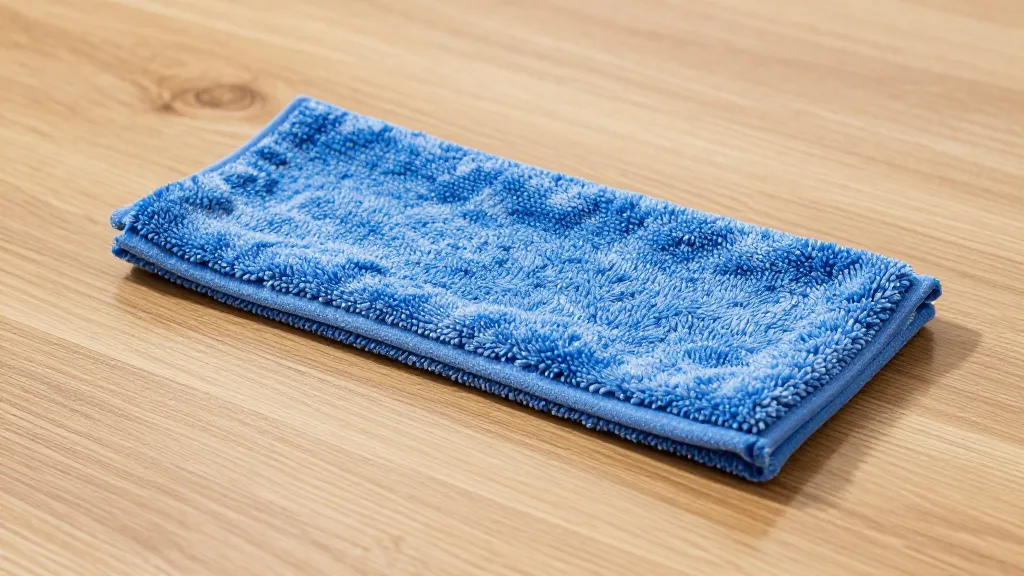 How to Clean Vinyl Floors Without Ruining Them 2 Microfiber mop cleaning shiny vinyl plank flooring closeup